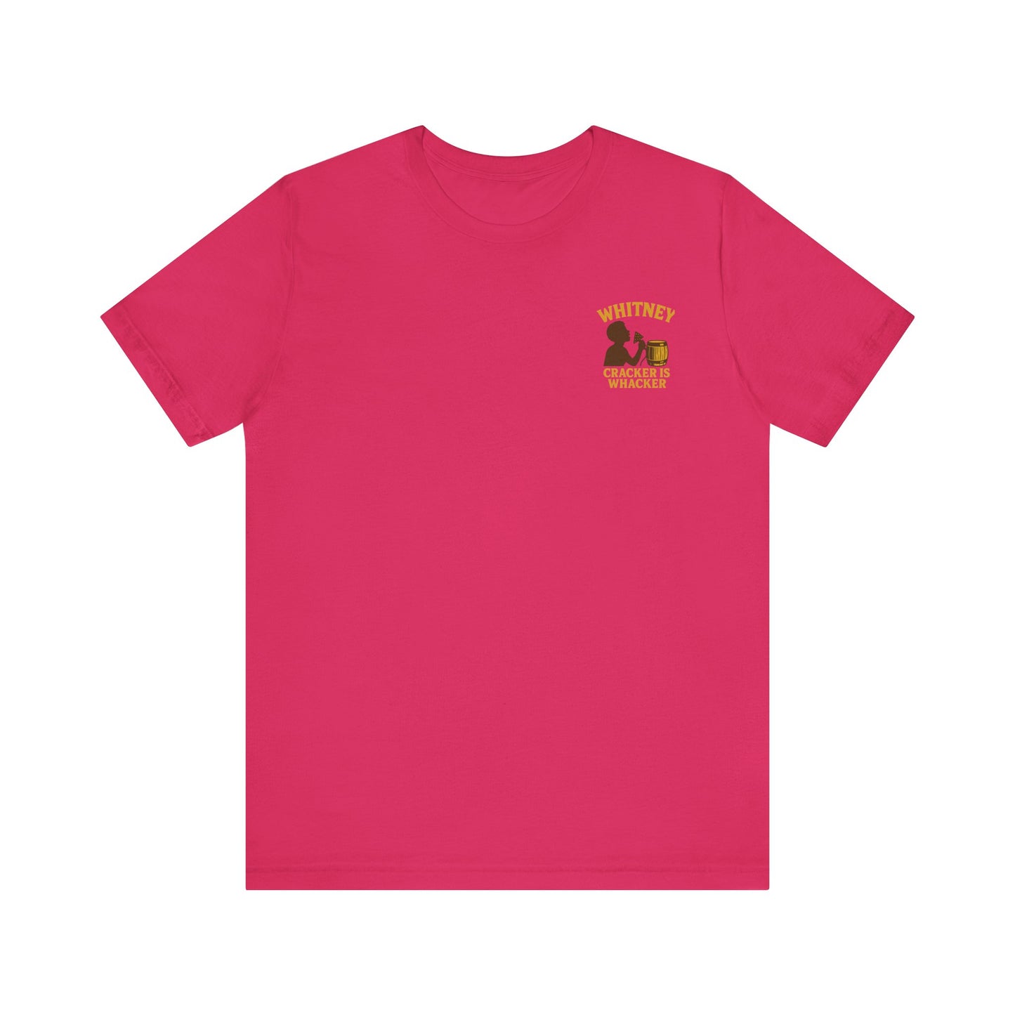Whitney: Cracker Is Whacker Chest Logo Tee | LookWandy