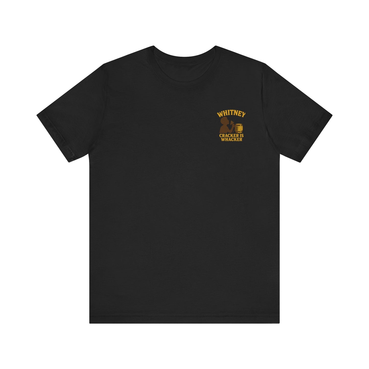 Whitney: Cracker Is Whacker Chest Logo Tee | LookWandy
