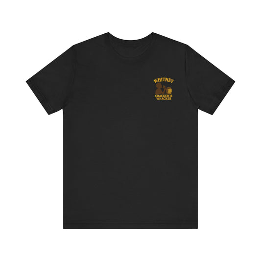 Whitney: Cracker Is Whacker Chest Logo Tee | LookWandy