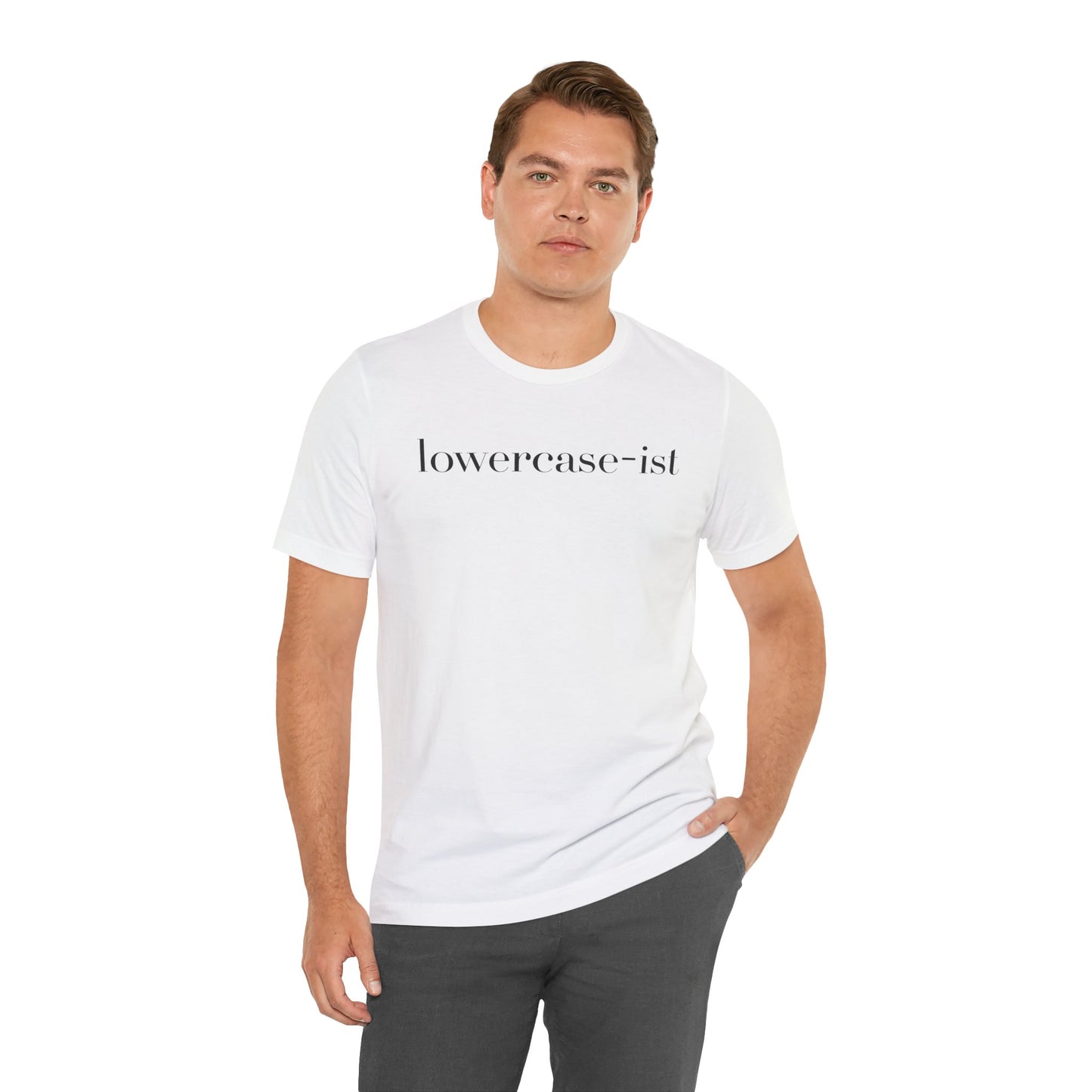 lowercase-ist tee | corporate humor, HR unapproved