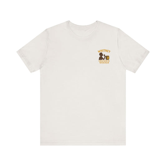 Whitney: Cracker Is Whacker Chest Logo Tee | LookWandy